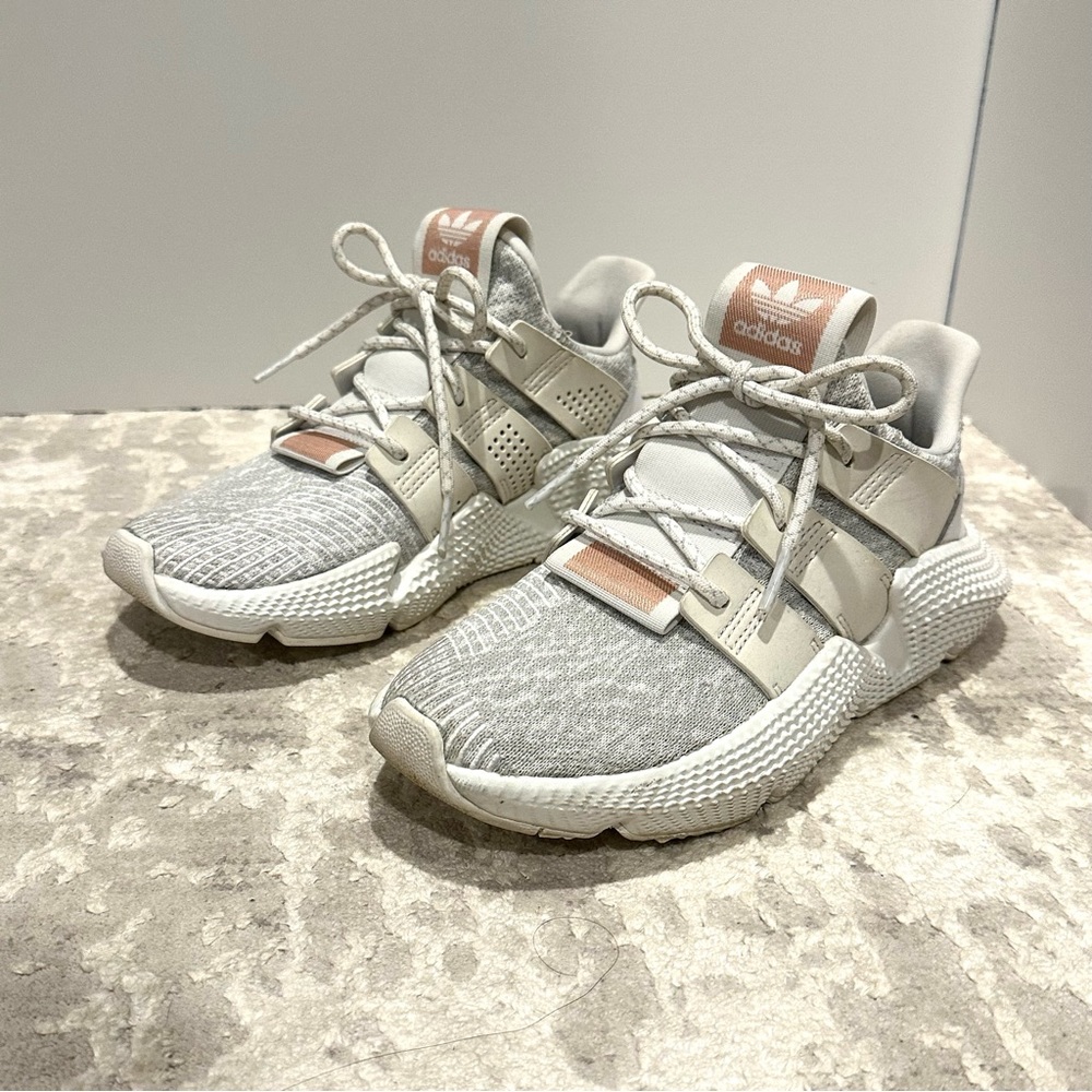 Adidas Womens Prophere CQ2542 Gray Running Shoes Sneakers Size 6.5